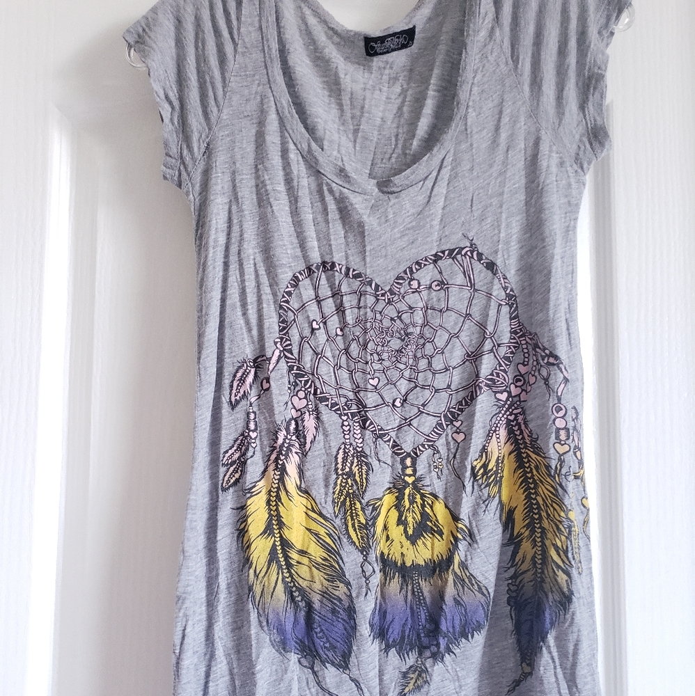 lauren moshi • heart dreamcatcher t-shirt